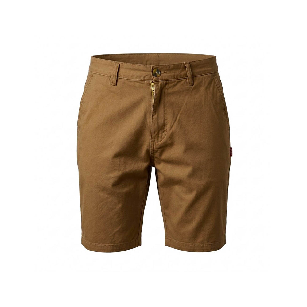 DEPART SHORT HOMME COTON MARRON