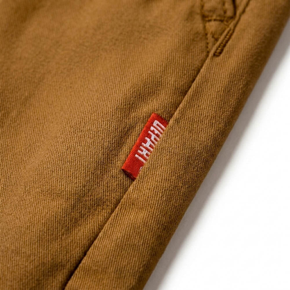 DEPART SHORT HOMME COTON MARRON