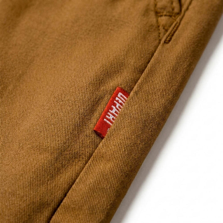 DEPART SHORT HOMME COTON MARRON