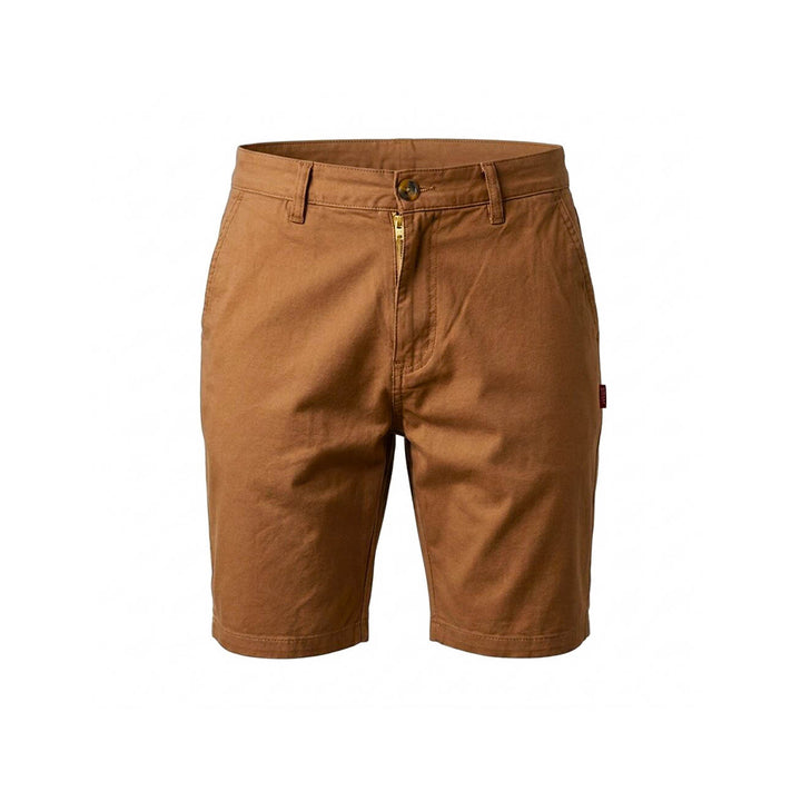 DEPART SHORT HOMME COTON MARRON