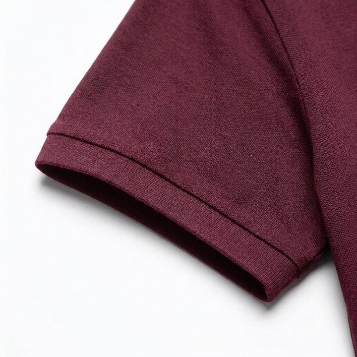 DEPART POLO HOMME COTON BORDEAUX