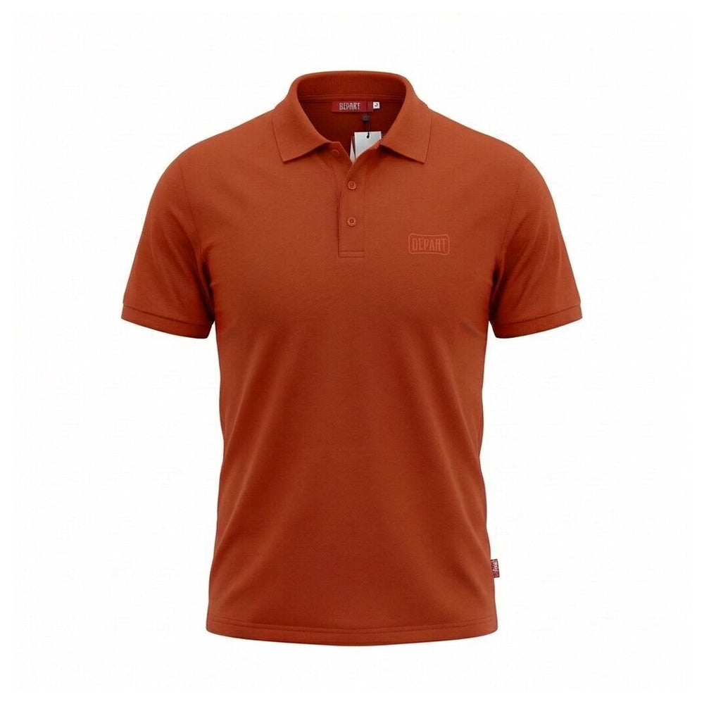 DEPART POLO HOMME COTON ORANGE