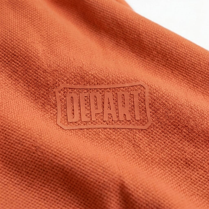 DEPART POLO HOMME COTON ORANGE