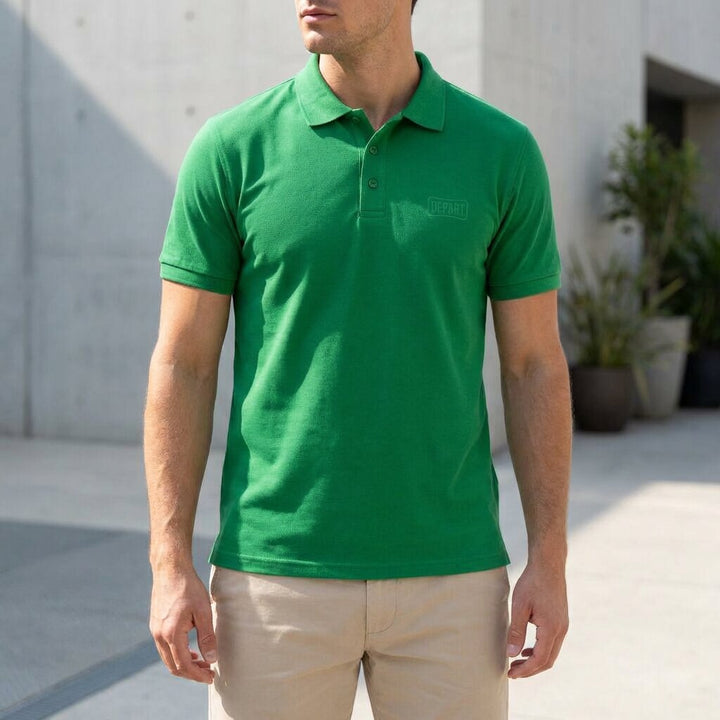 DEPART POLO HOMME COTON VERT