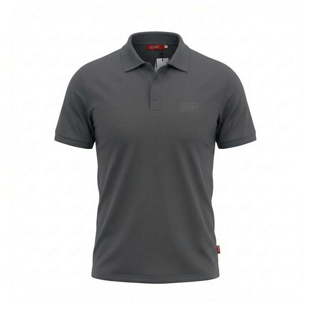 DEPART POLO HOMME COTON GRIS