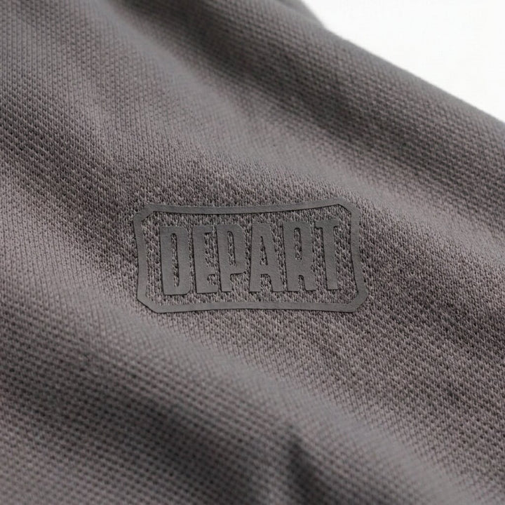DEPART POLO HOMME COTON GRIS