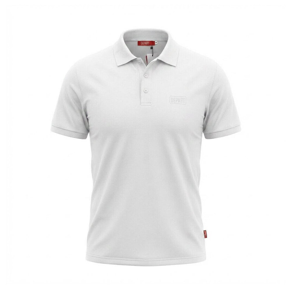 DEPART POLO HOMME COTON BLANC