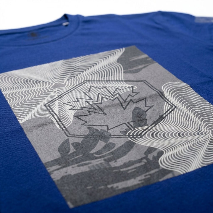 Lumberjack Men Tee Big Nature Logo Navy