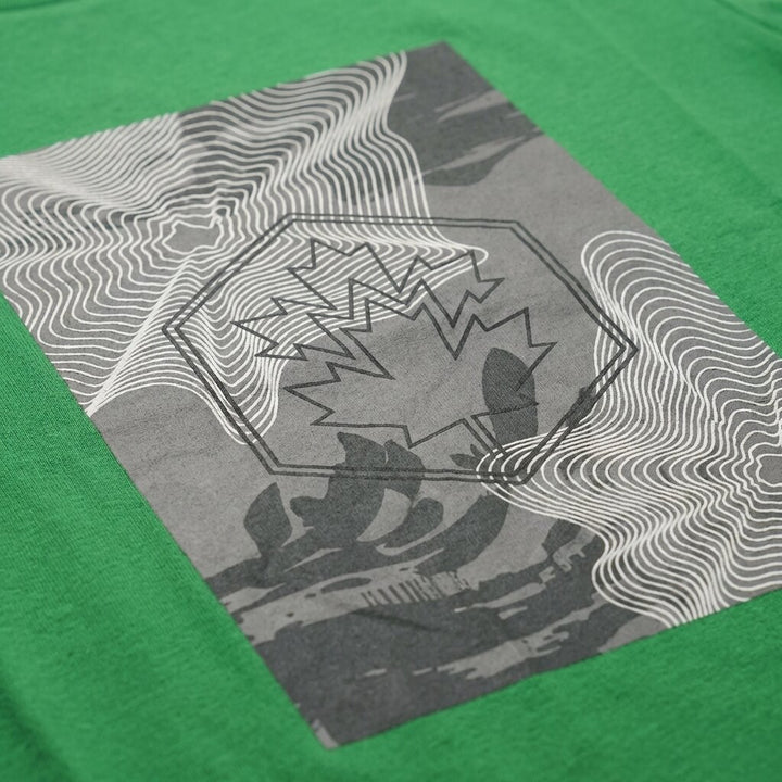 Lumberjack Men Tee Big Nature Logo Green