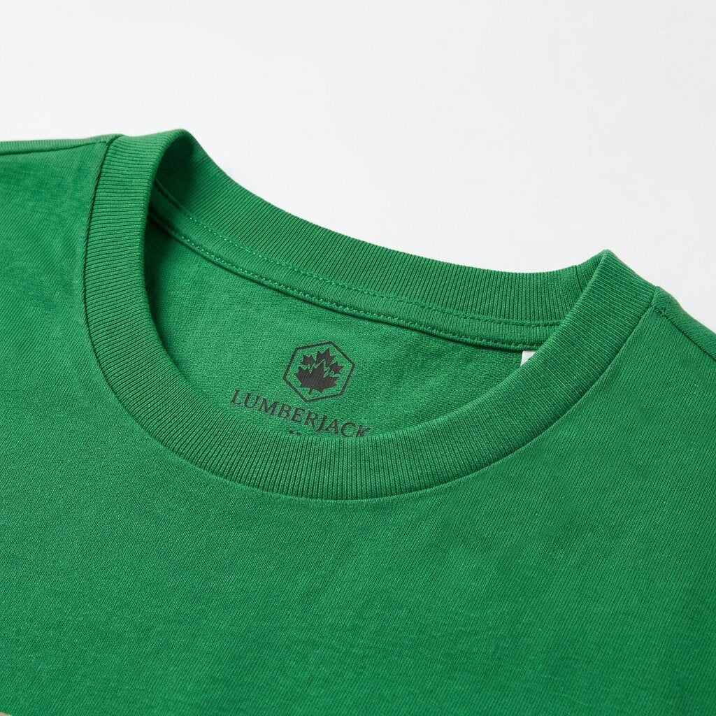 Lumberjack Men Tee Big Nature Logo Green
