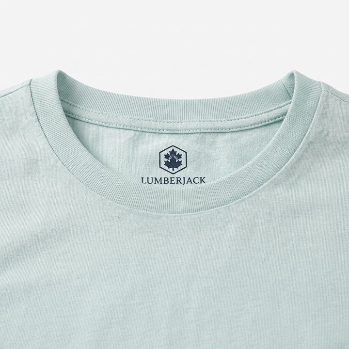 Lumberjack Men Tee Mini Logo Blue