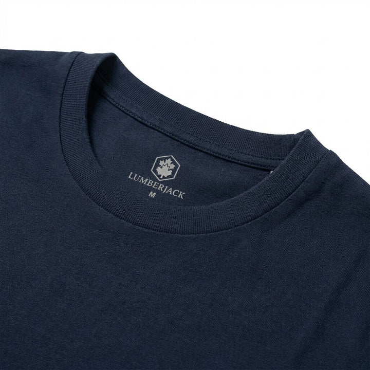 Lumberjack Men Tee Mini Logo Navy