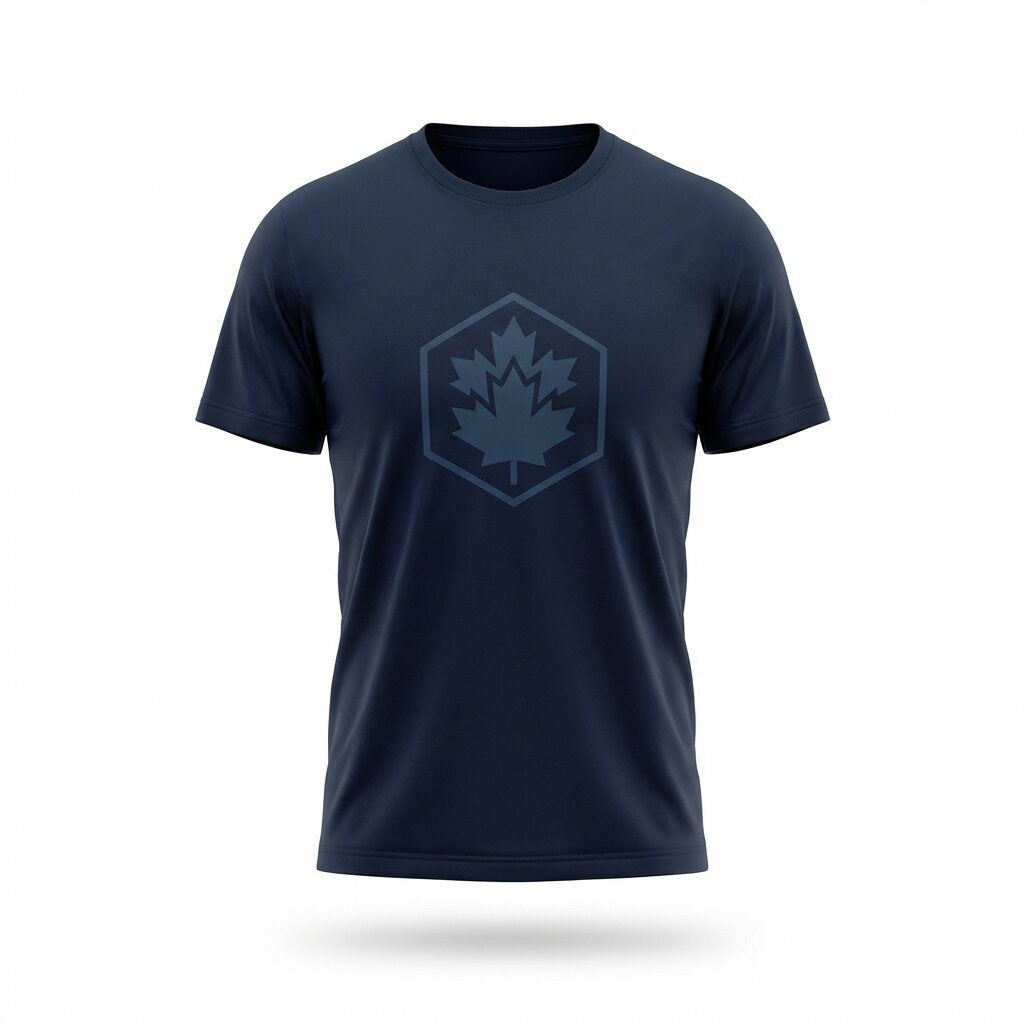 Lumberjack Men Tee Big Iconic Logo Navy