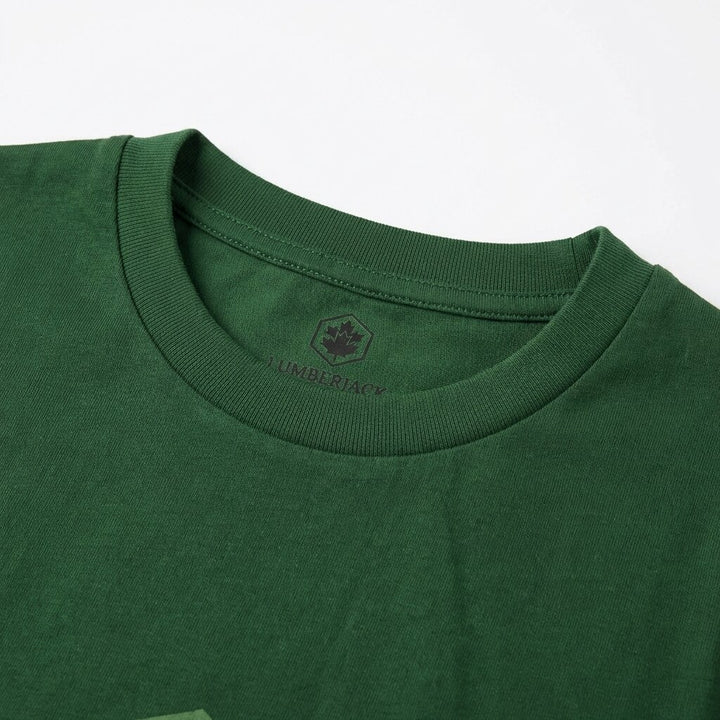 Lumberjack Men Tee Big Iconic Logo Green