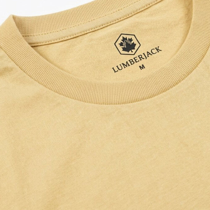 Lumberjack Men Tee Big Horizontal Logo Camel