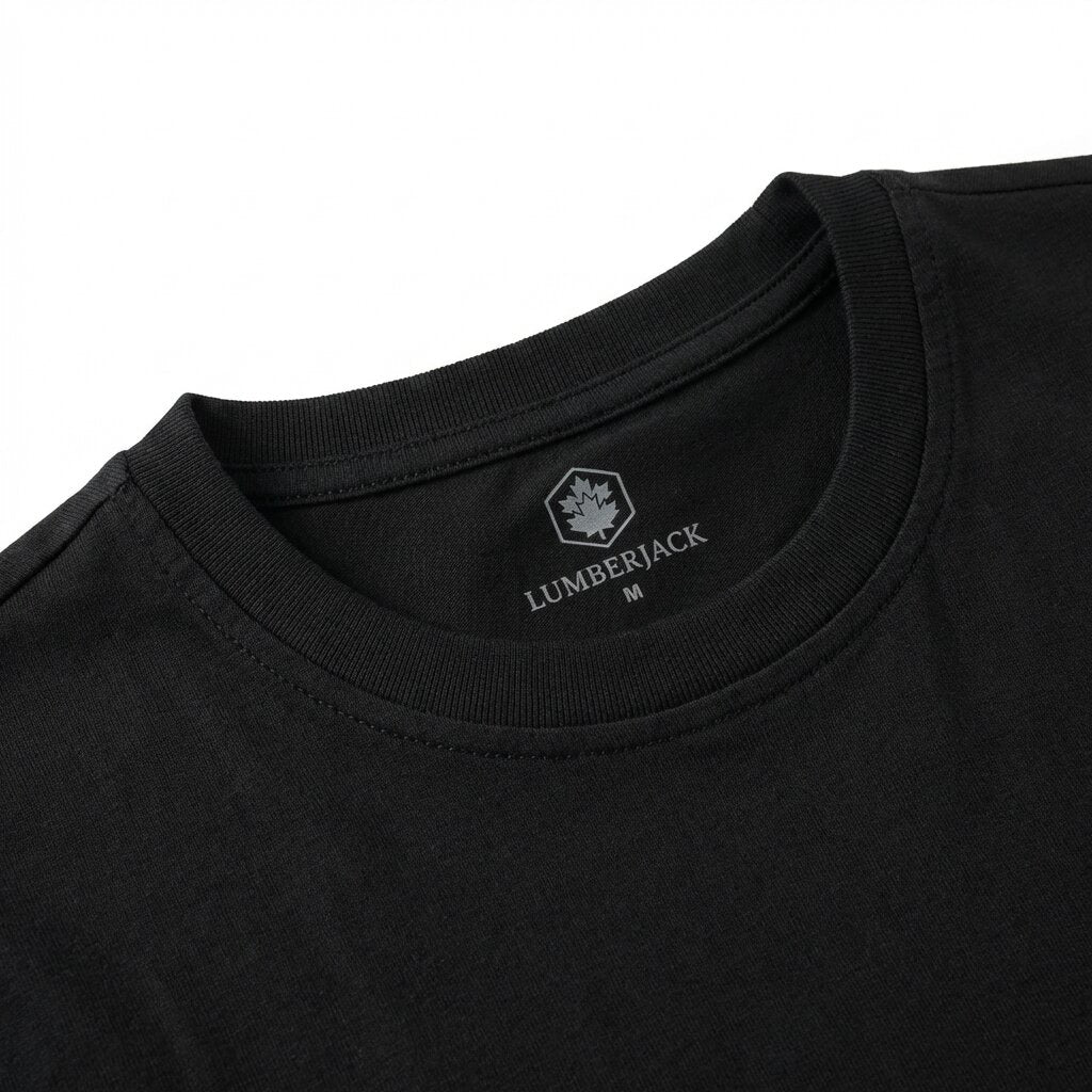 Lumberjack Men Tee Italy Big Logo Black