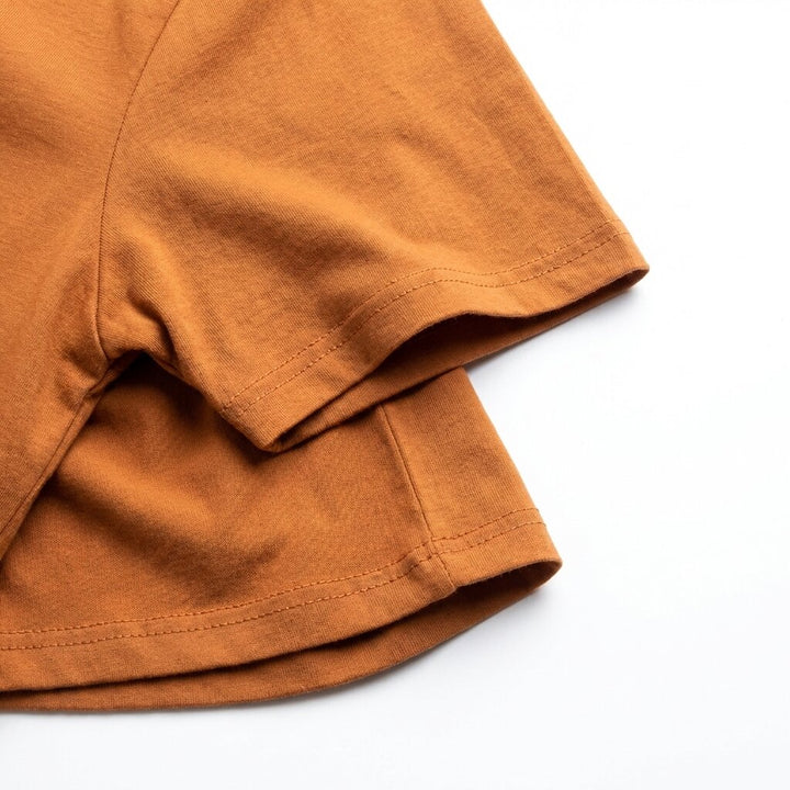 Lumberjack Men Tee Italy Big Logo Orange