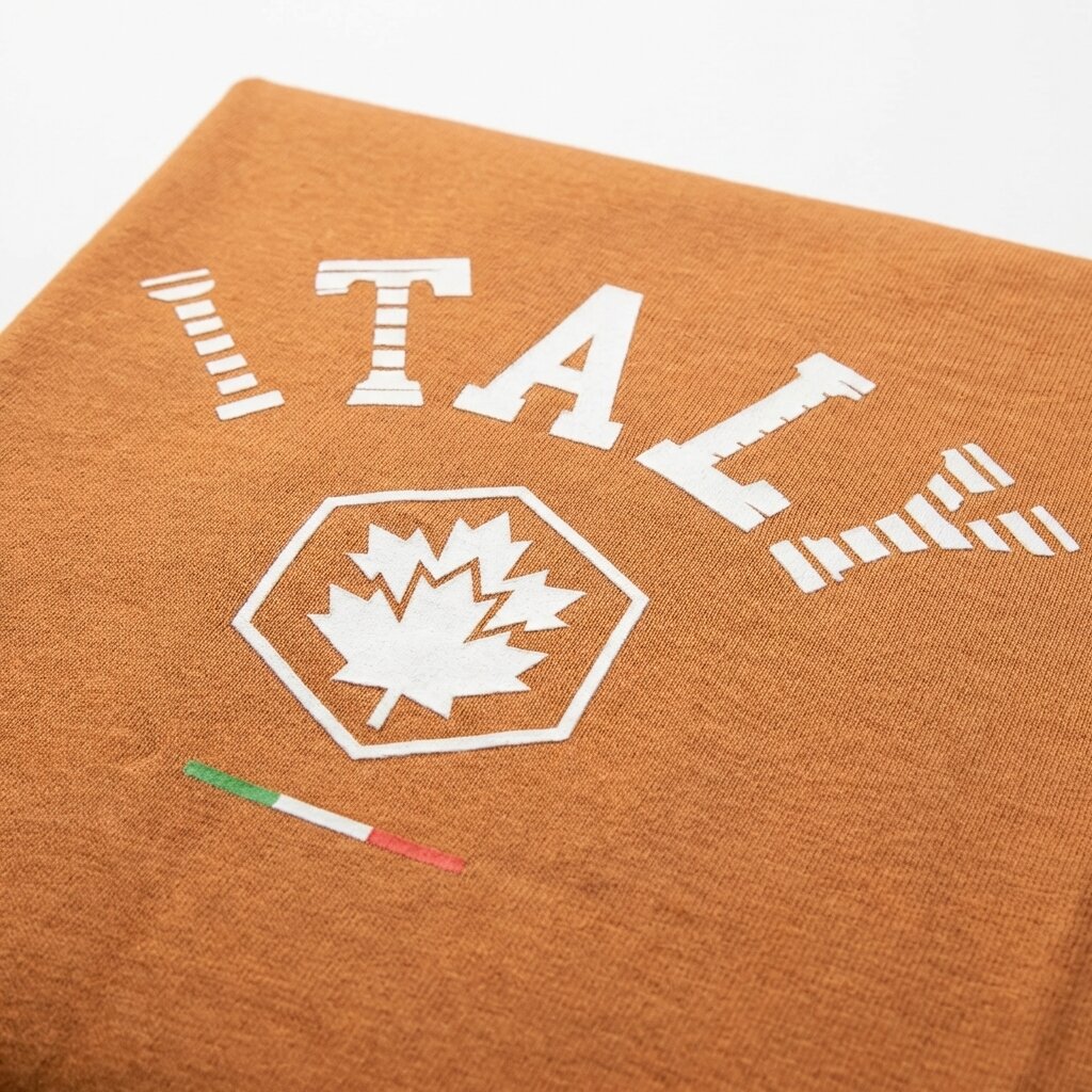 Lumberjack Men Tee Italy Big Logo Orange