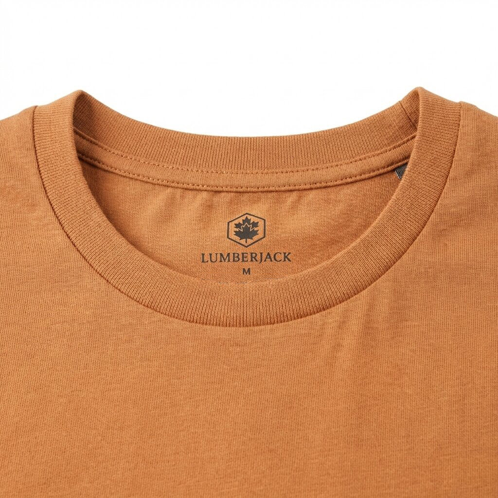 Lumberjack Men Tee Italy Big Logo Orange