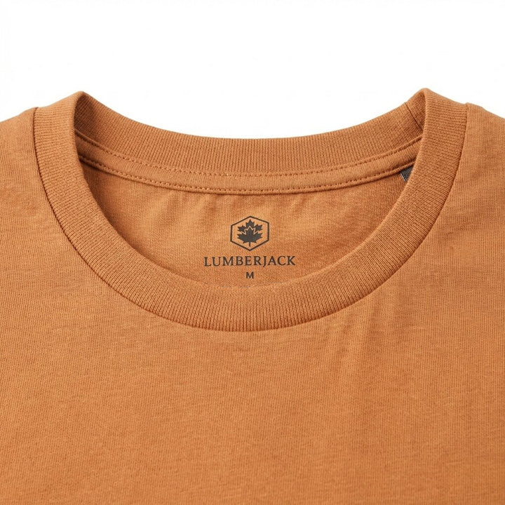 Lumberjack Men Tee Italy Big Logo Orange