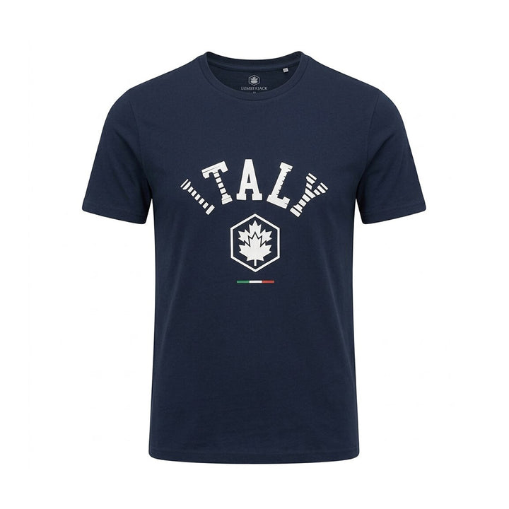 Lumberjack Men Tee Italy Big Logo Navy