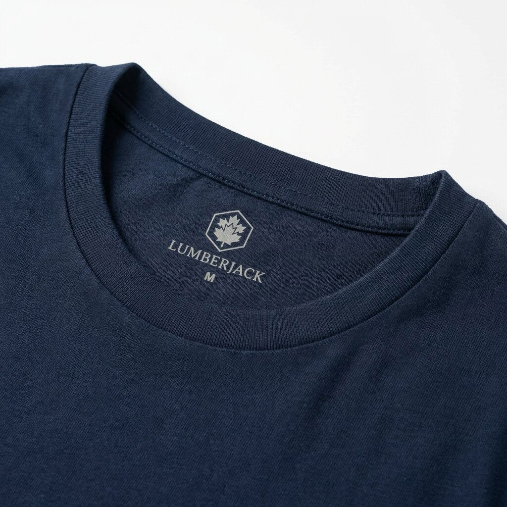 Lumberjack Men Tee Italy Big Logo Navy