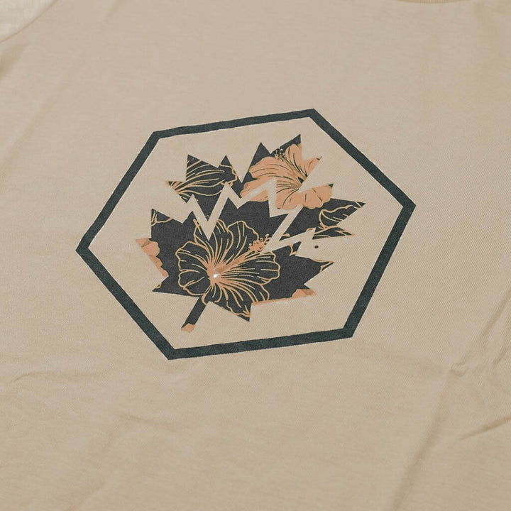 Lumberjack Men Tee Big Camouflage Logo Camel