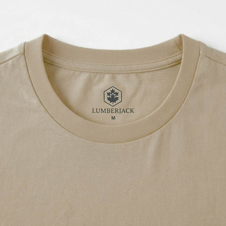 Lumberjack Men Tee Big Camouflage Logo Camel