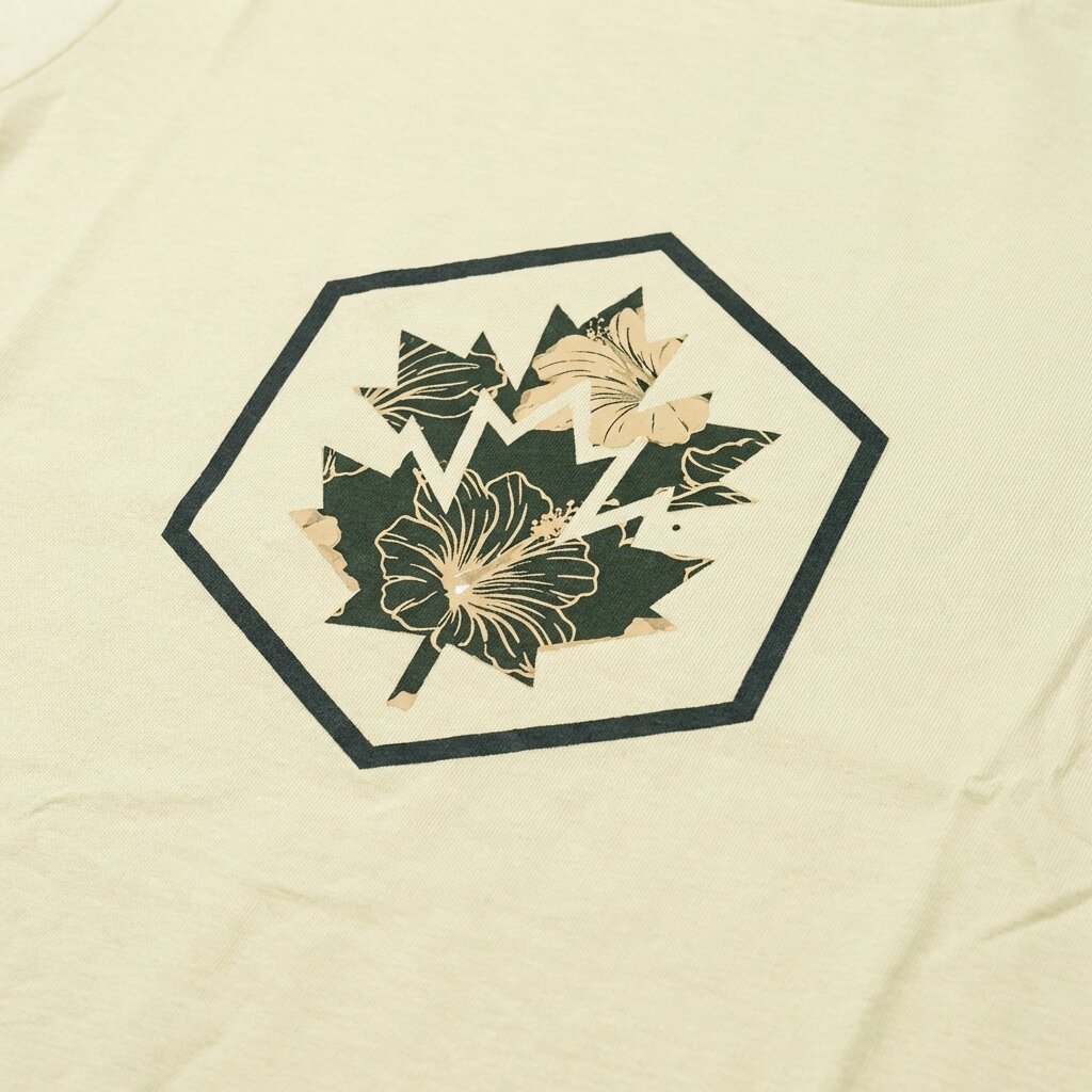 Lumberjack Men Tee Big Camouflage Logo Green