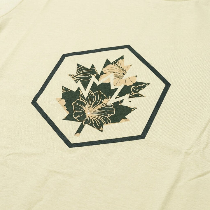 Lumberjack Men Tee Big Camouflage Logo Green