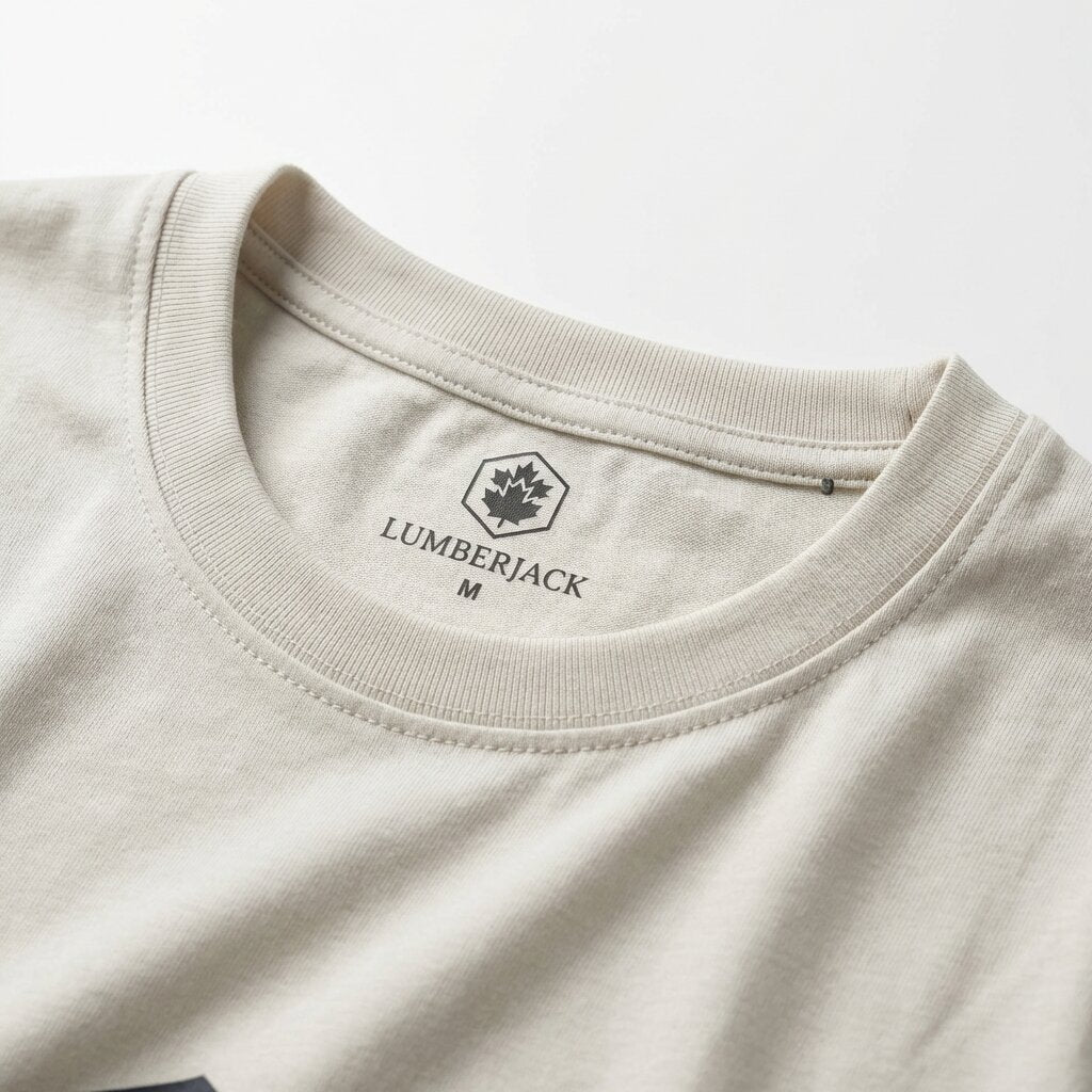 Lumberjack Men Tee Big Camouflage Logo Grey