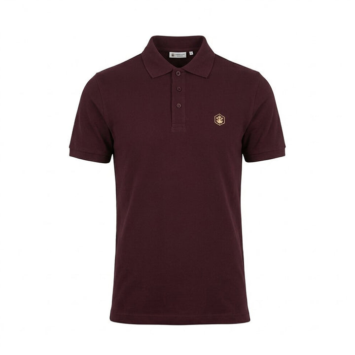 Lumberjack Men Polo Essentials Mini Logo Burgendy