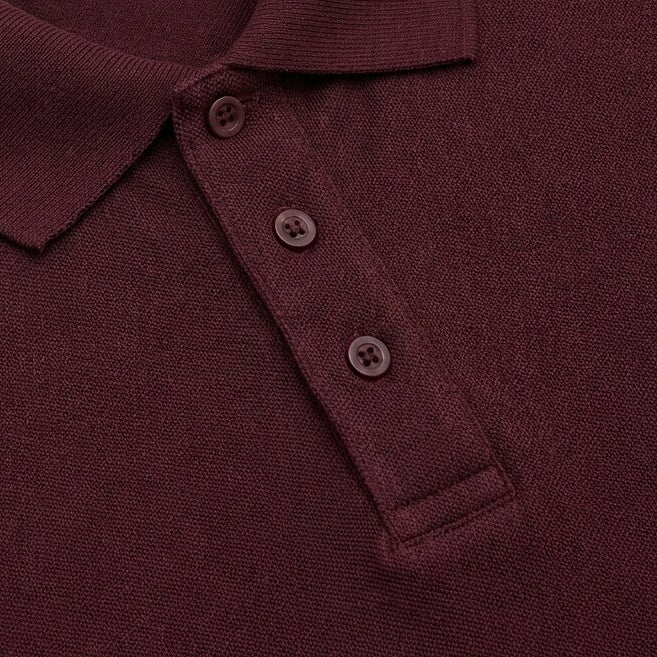 Lumberjack Men Polo Essentials Mini Logo Burgendy