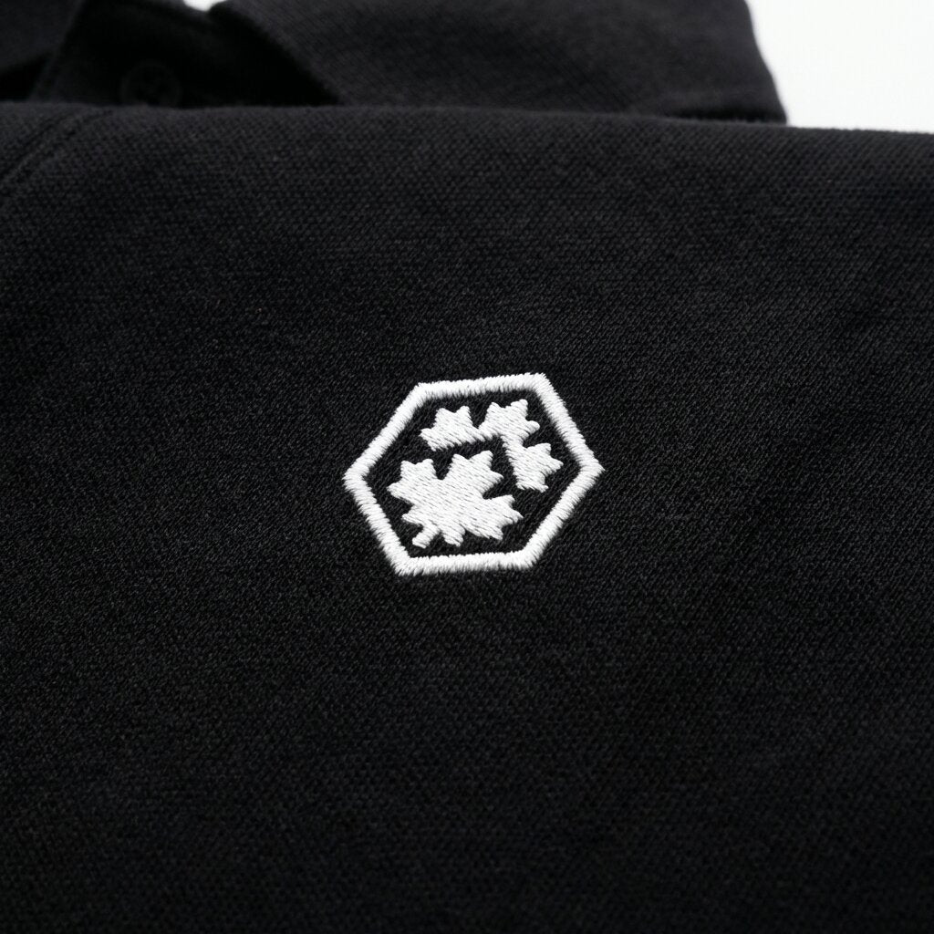 Lumberjack Men Polo Essentials Mini Logo Black
