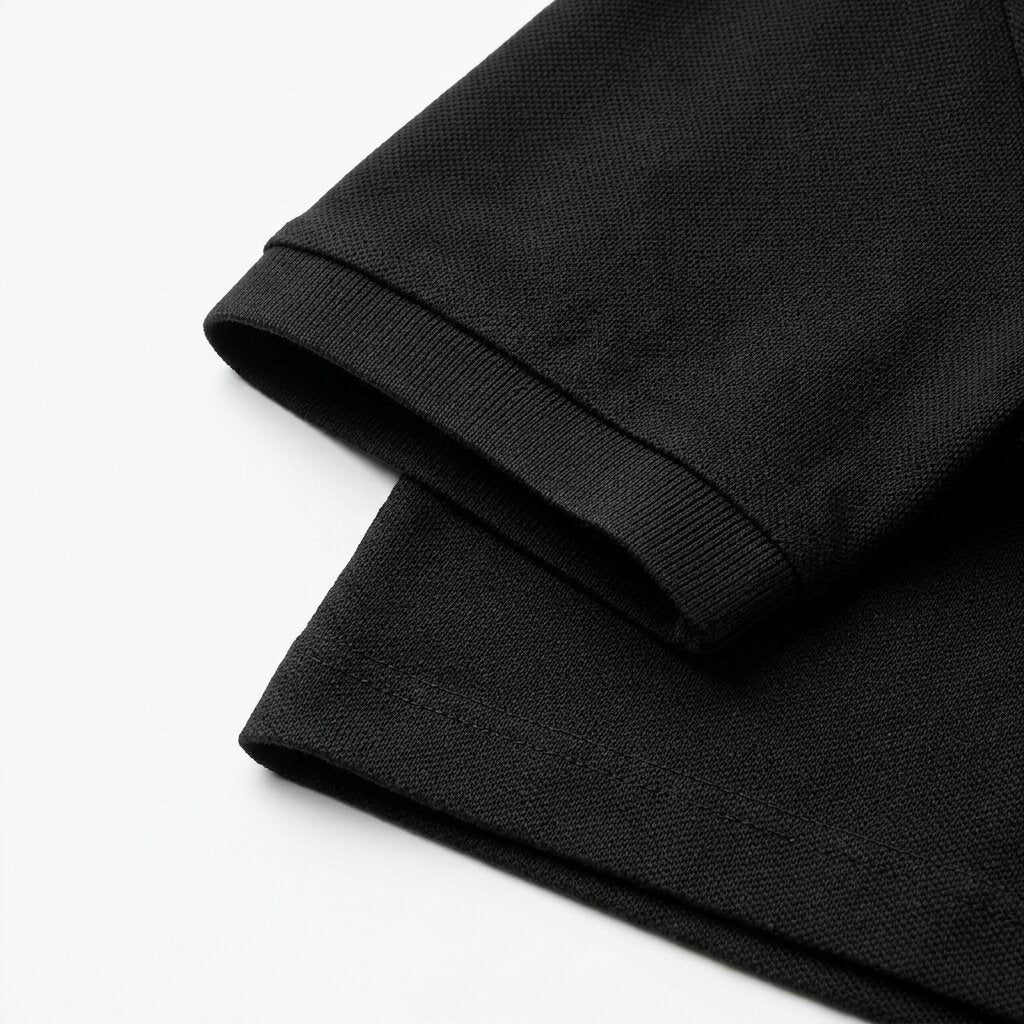 Lumberjack Men Polo Essentials Mini Logo Black