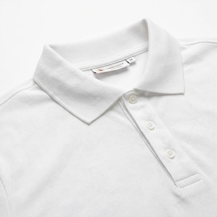 Lumberjack Men Polo Essentials Mini Logo White