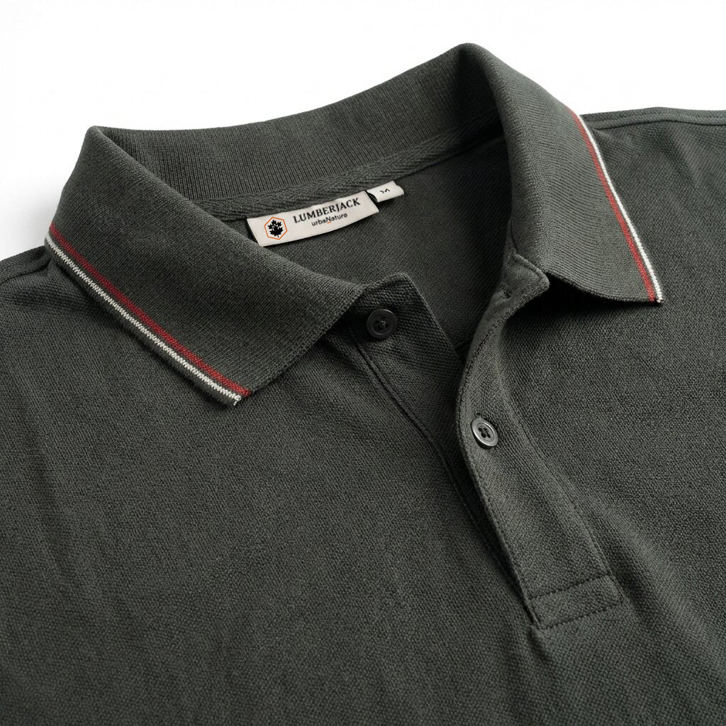 Lumberjack Men Polo Select Mini Logo Grey