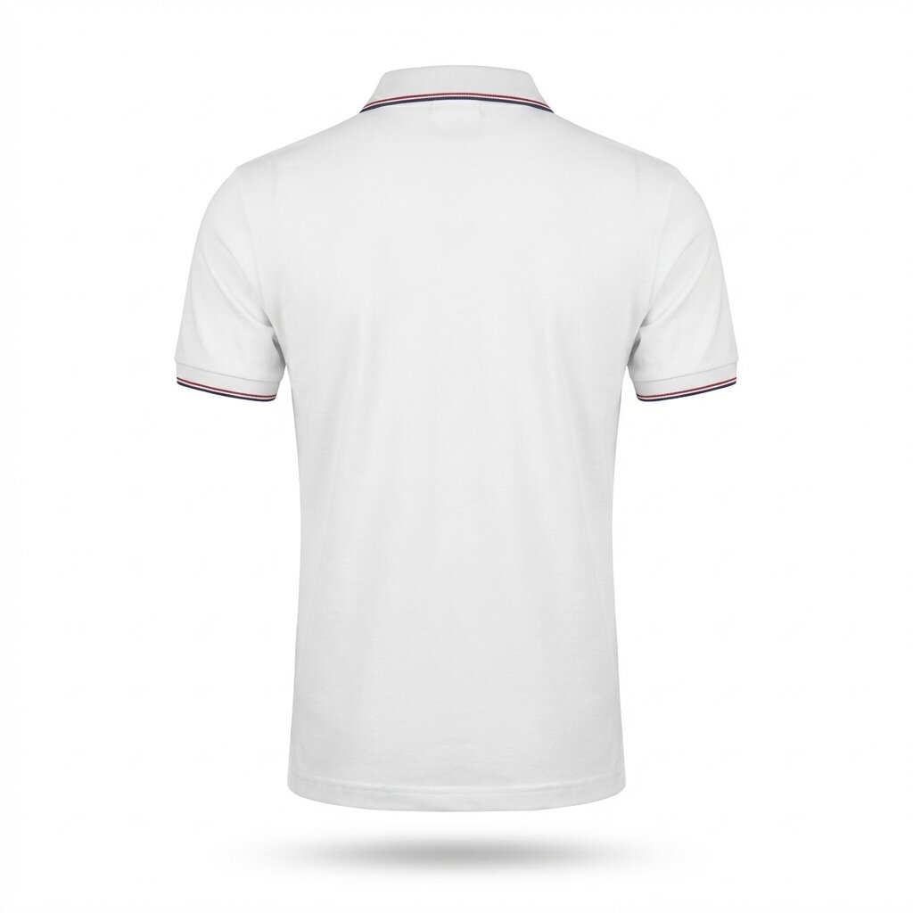 Lumberjack Men Polo Select Mini Logo White