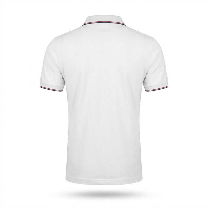 Lumberjack Men Polo Select Mini Logo White