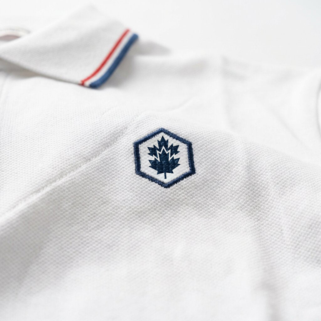Lumberjack Men Polo Select Mini Logo White
