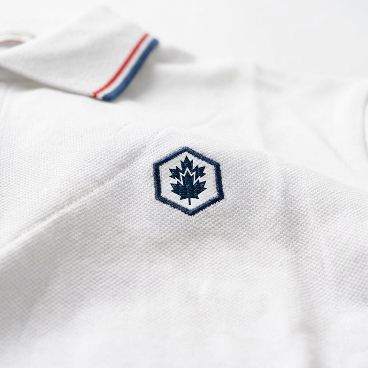 Lumberjack Men Polo Select Mini Logo White