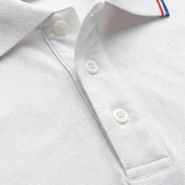 Lumberjack Men Polo Select Mini Logo White