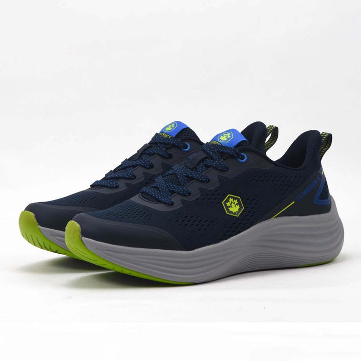 LUMBERJACK BASKET FADET HOMME BLEU