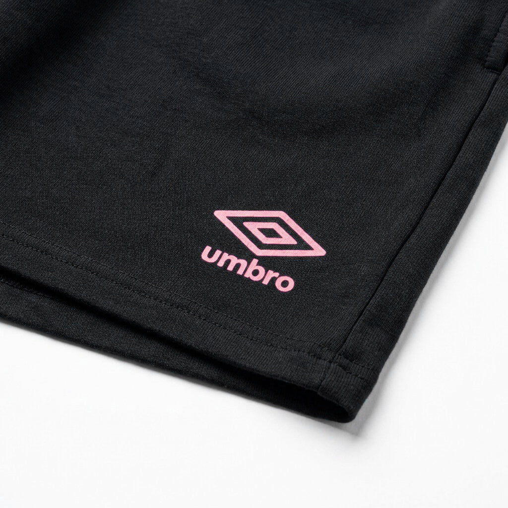 Umbro Short Lifestyle Homme Coton Noir Rose