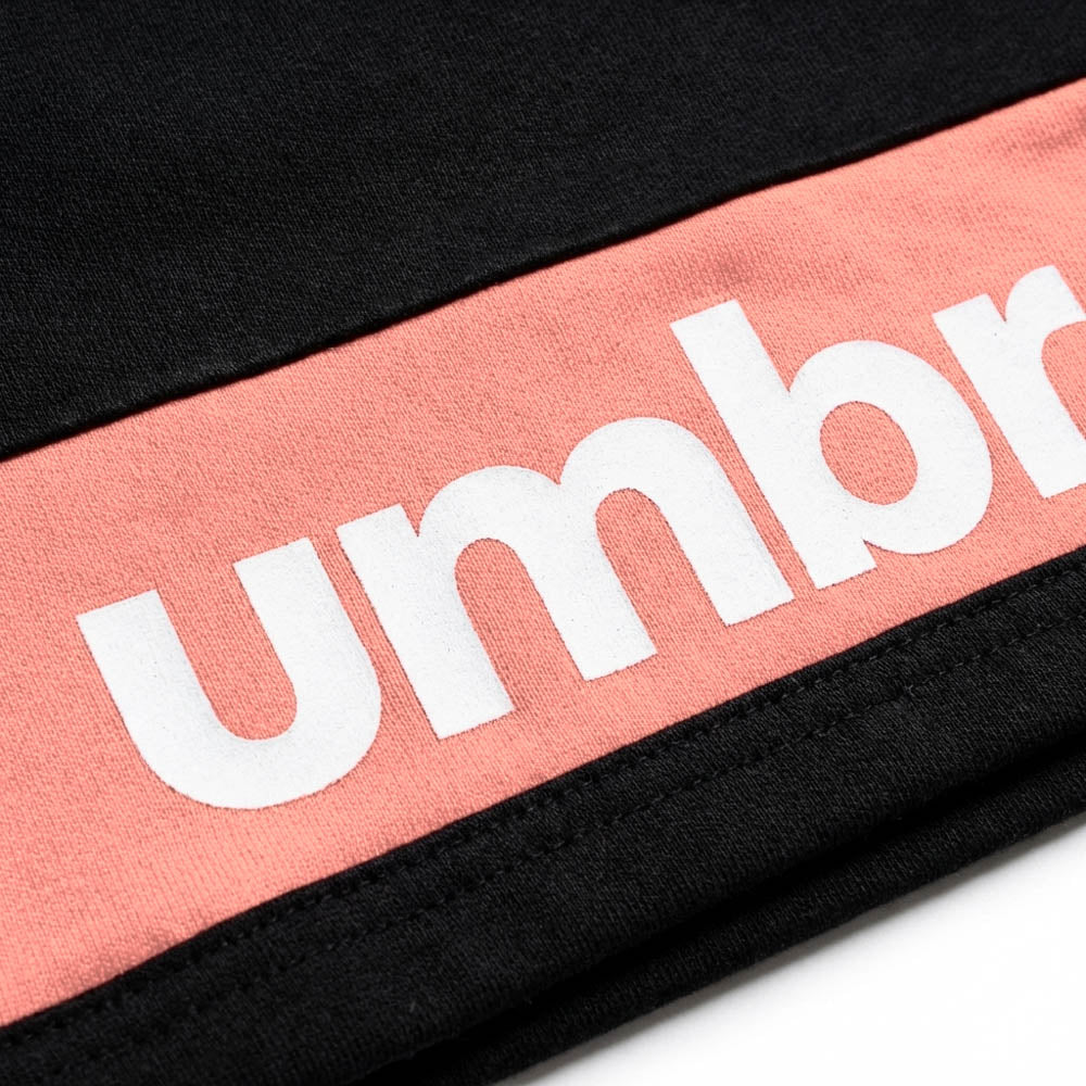 Umbro Short Lifestyle Homme Coton Noir Saumon