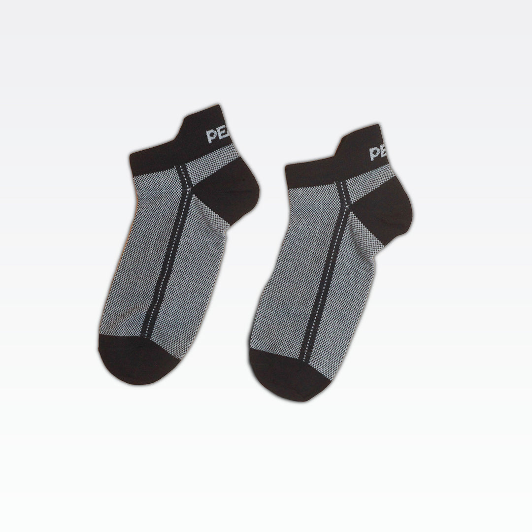 Peak Low Cut Socks (3 In 1) White/Black
