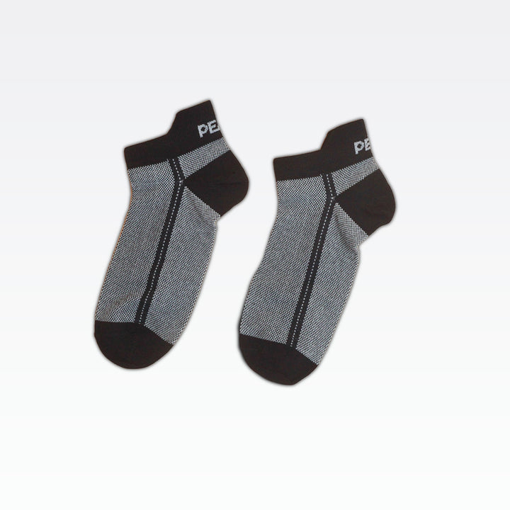 Peak Low Cut Socks (3 In 1) White/Black