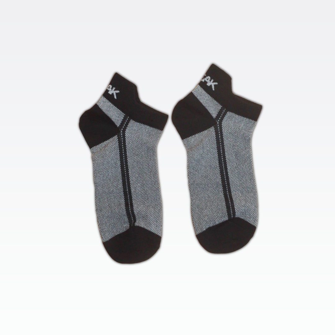 Peak Low Cut Socks (3 In 1) White/Black