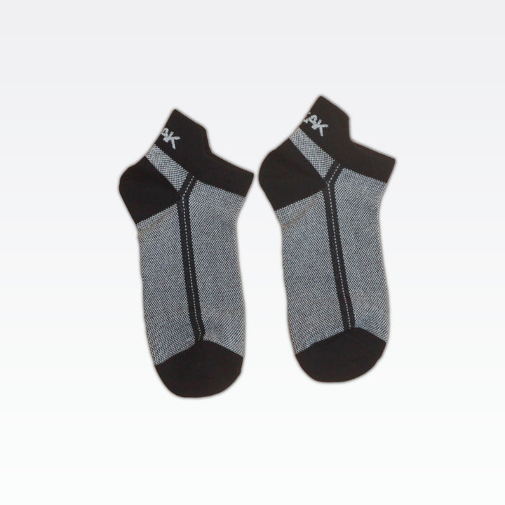 Peak Low Cut Socks (3 In 1) White/Black