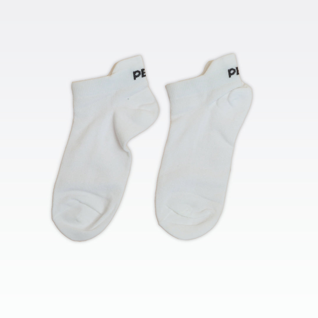 Peak Low Cut Socks (3 In 1) White/Black